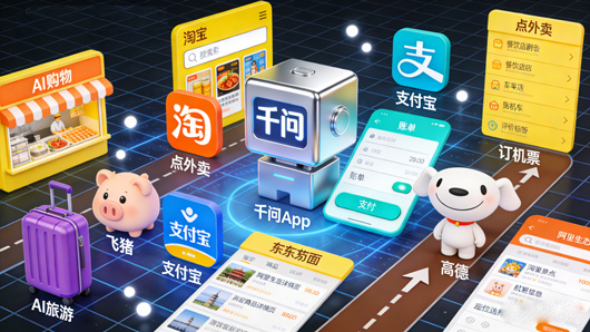 千問(wèn)App接入淘寶、閃購(gòu)，測(cè)試AI購(gòu)物功能